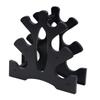 Weight Storage Organizer 3 Tier Dumbbell Holder Compact Weight Rack for Dumbbells Small for Home Gym Organization