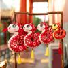 Flower Snake Mascot Hangings Tassels Spring Festival Decorations Soft Snake Dolls Pendant  Kids