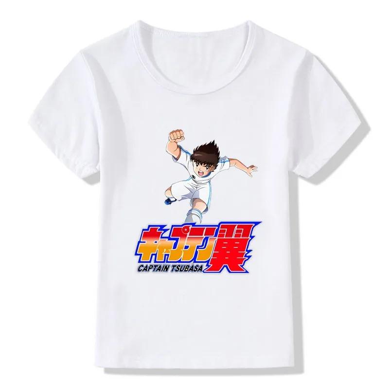 Anime Captain Tsubasa Le Petit Footballer Print Cartoon T-shirts Summer Kids T shirt Girls Boys Clothes Children Tops,HKP2309