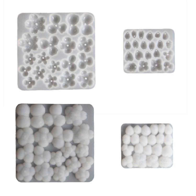 Detailed Floral Silicone Mould For Handcraft Necklace Charm Earring Designs