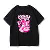 Women's T-shirt E-girl Guitar Print Short Sleeve Streetwear Tops Kawaii Clothes Harajuku Short Sleeve Women Oversized T-shirt