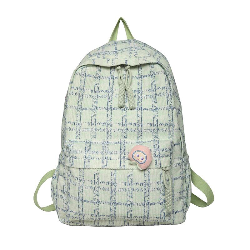 Backpack girl junior high school student casual backpack sweet cute schoolbag lightweight backpack