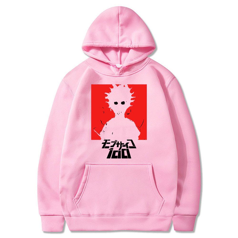 Anime Unisexga Hoodies Mob Psycho 100 Print Streetwear Unisex Women Fashion Oversized Sweatshirts Hoodie Pullovers Tracksuits Clothing