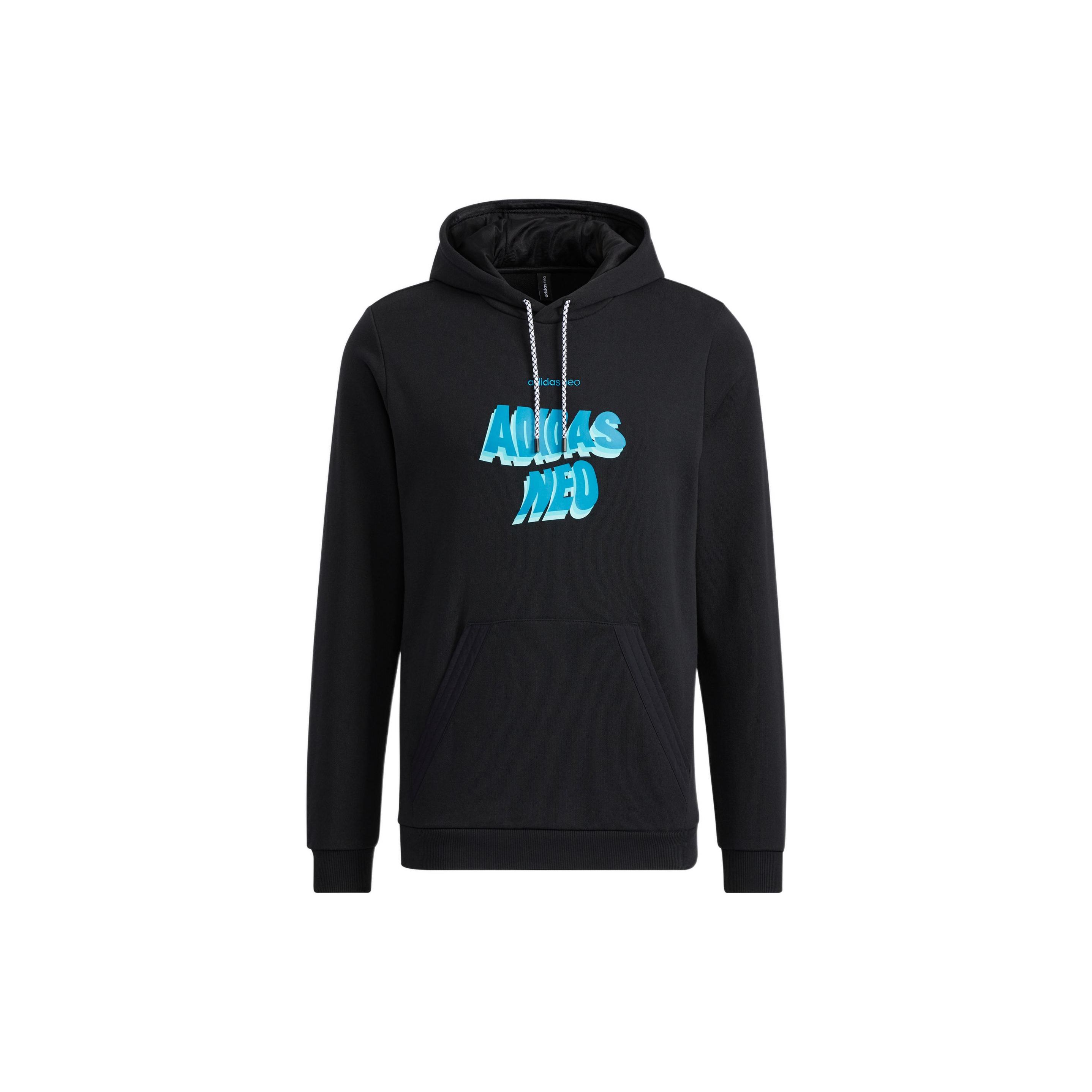 adidas Men s Training Comfortable Cotton Hoodie Black HB7397 L