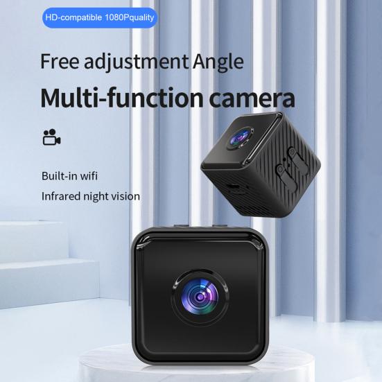 

1080P Wi-Fi умная домашняя камера безопасности с инфракрасным ночным видением HD-совместимая камера домашней безопасности с обнаружением движения