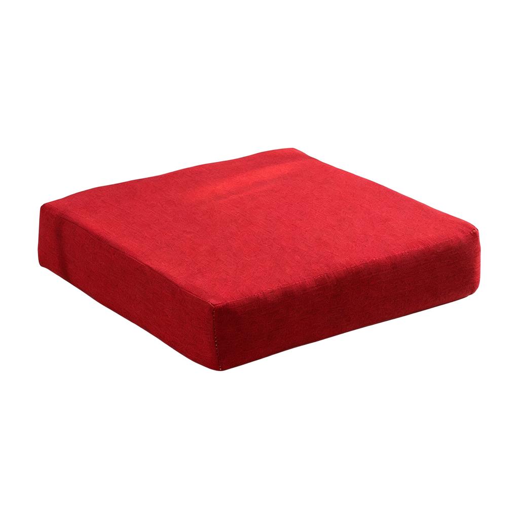 Linen Seat Cushion High Density Foam Padding Square 40x40x5cm Suitable for Solid Wood Sofa Chair Seat Replacement Cushion