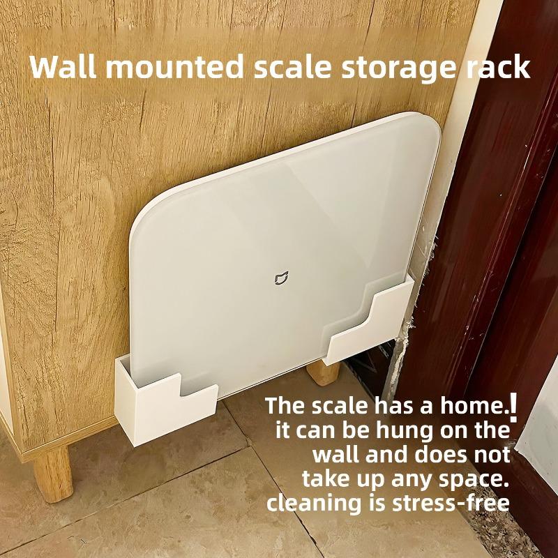 The Weight Scale Stand Is A Wall-mounted Storage and Wall-hanging Wonder. The Body Fat Scale Stand Is Suitable for Hanging Weight Scales