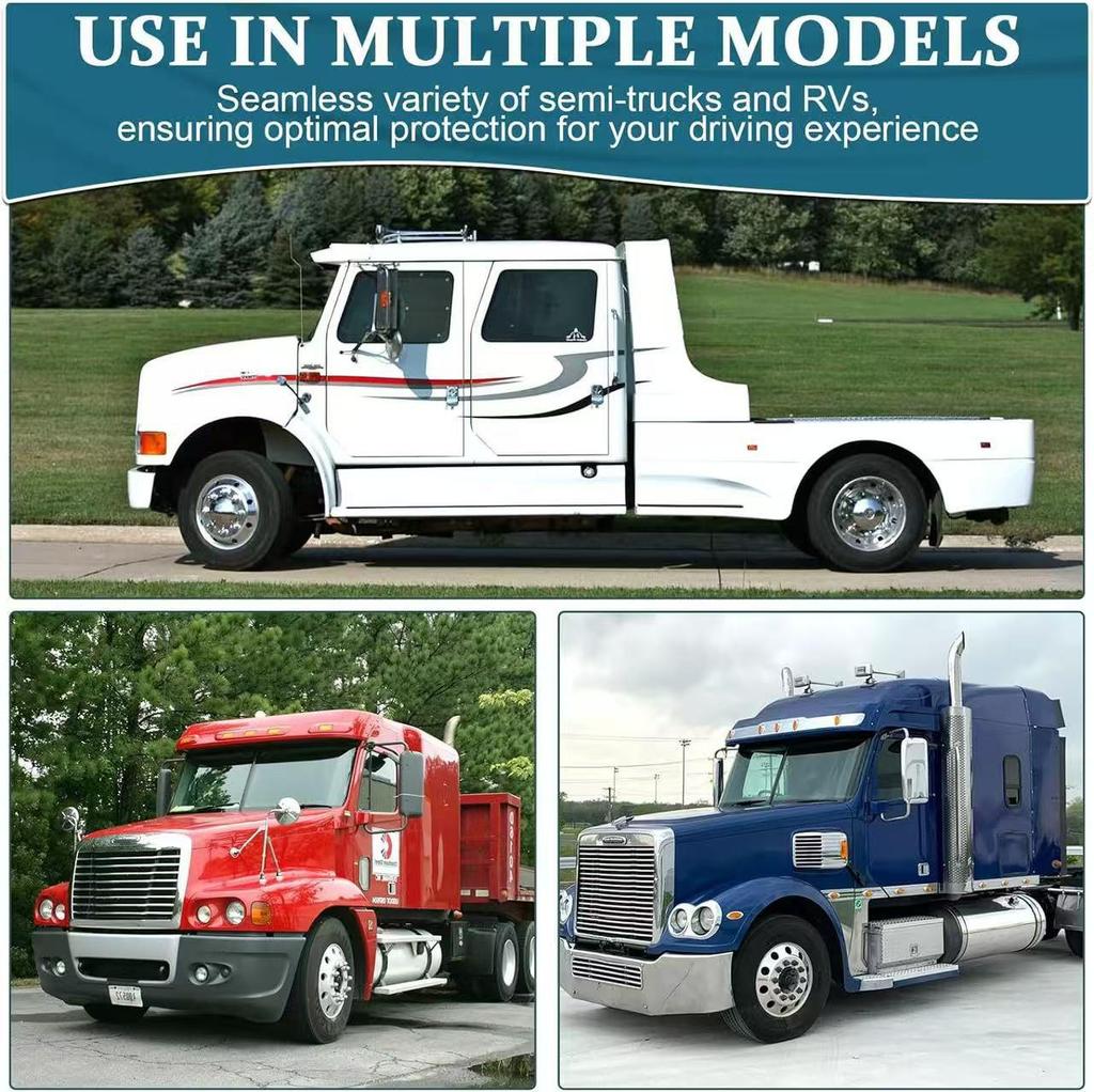 Universal Truck Sunshade: Cross-Border UV Protection with Suction Cup Side Window Design