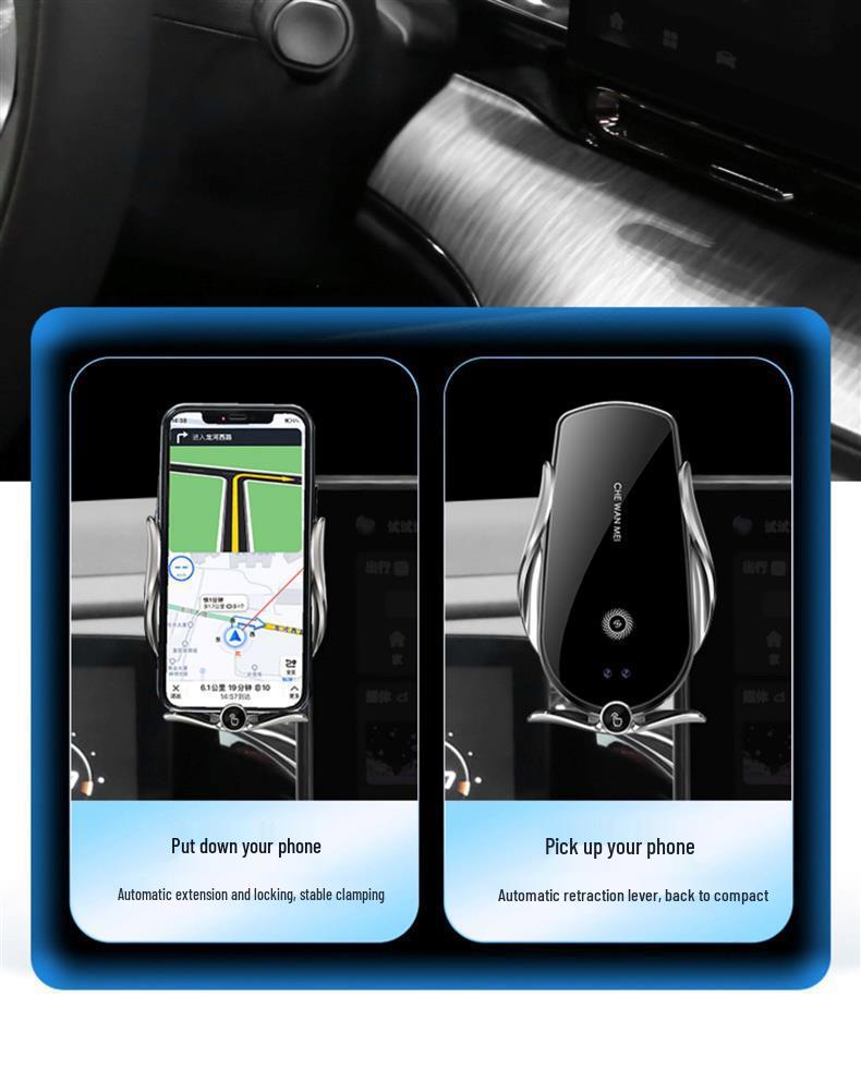 Dedicated Car Holder for 2024 GAC AION Smax: Black Tech Navigation Interior Accessory