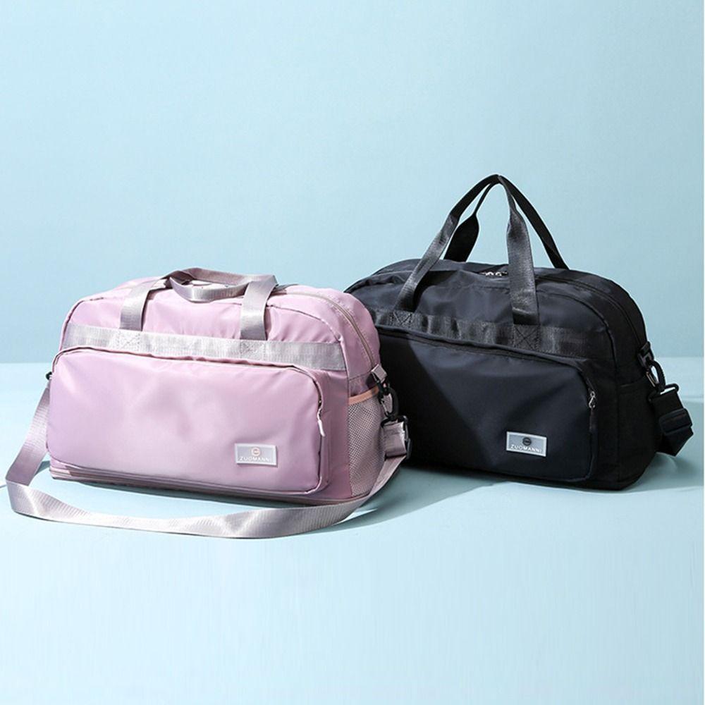 Large Capacity Women's Fitness Handbag Expandable Gym Shoulder Bag Sports Accessories