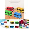 High-quality Mini Bus In Nine Colors With Working Doors Educational Toy Set
