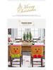 Christmas Gingerbread Man Chair Back Cover Decoration