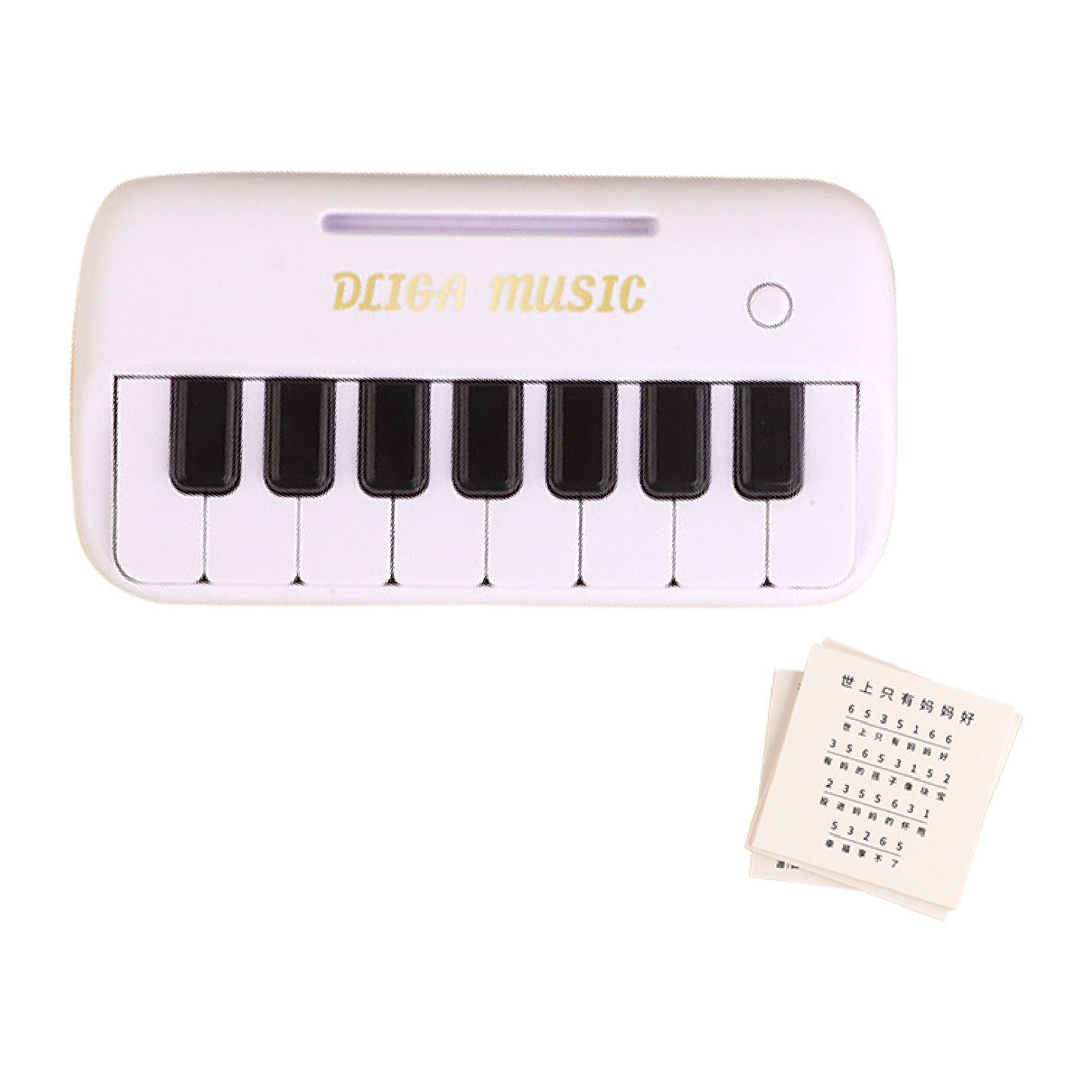 

Baby Piano Toy Musical Sound Toys Interactive Early Education Electronic Piano Keyboard for Beginners Children Boys Kids Girls белый