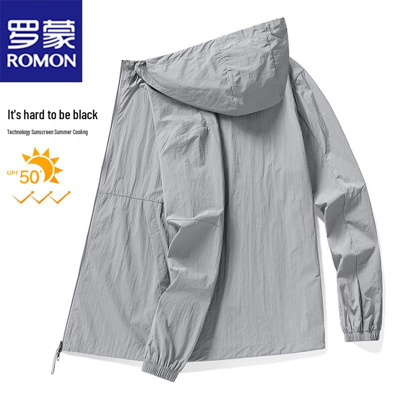 ROMON Men's Hooded Lightweight Sun Protection Jacket