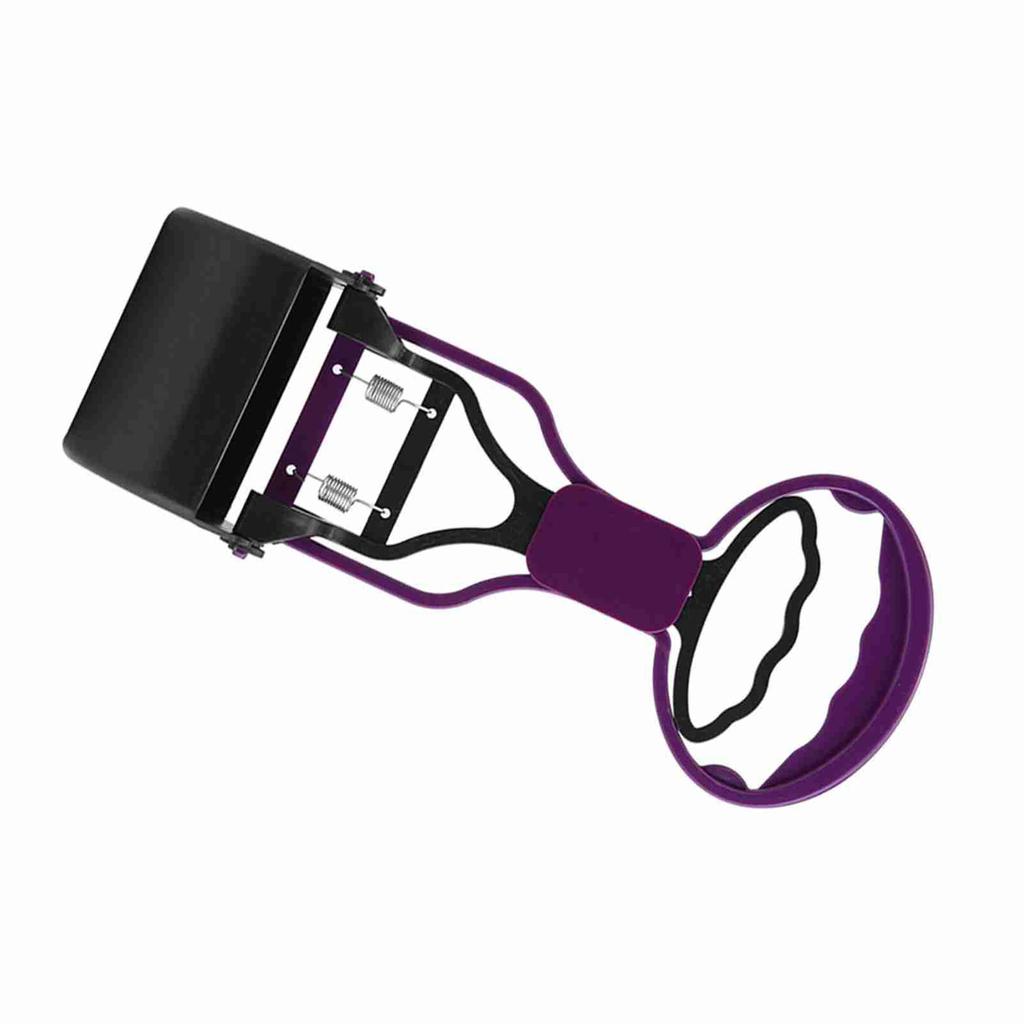 Pet Dog Poop Scooper Animals Puppies Waste Remover Picking Up Clip with   Handle(Purple)