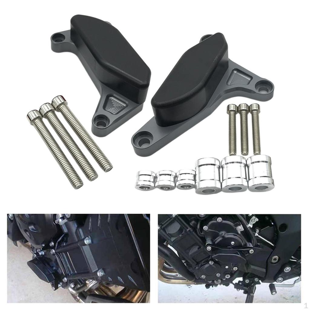 1 Pair Alloy Engine Guard Slider Cover Protective case for FZ1 FZ8 Fazer 2011 2013 2015 2016, Easy