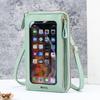 2024 Women's Anti-Theft Touchscreen Crossbody Bag - Versatile Transparent Mini Shoulder Phone Wallet