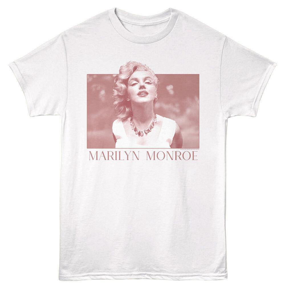 Marilyn Monroe Simple Outdoor Hair Blown Portrait Men T Shirt XXL