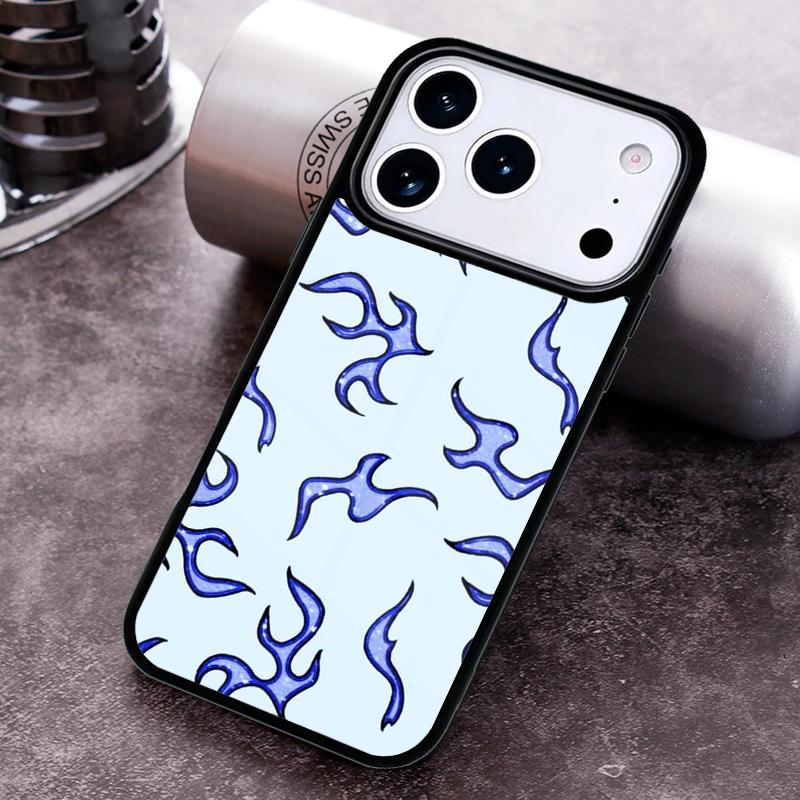 Cool Flame Colorful Pattern Phone Case For iPhone 17 16 15 14 13 12 11 Pro Max Plus 17Air Soft Silicone Cover