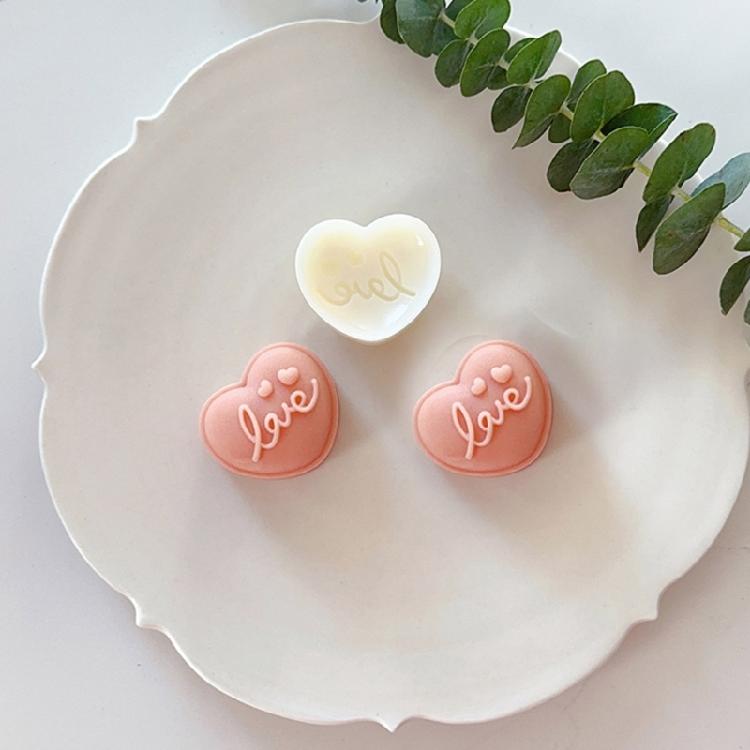 MidAutumn Festival Mooncake Maker Love Heart Moon Cake Mold Cookie Stamps