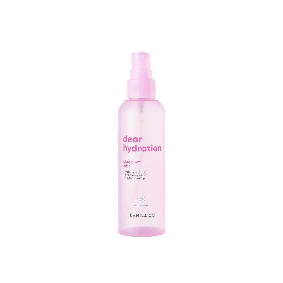 

Спрей для увлажнения и охлаждения BANILA CO Dear Hydration Cool Down Mist 100 мл. Этот спрей идеально сочетается с макияжем и быстро впитывается в кожу, обеспечивая охлаждающий эффект.