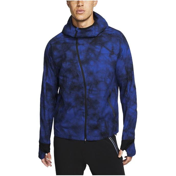 Nike Shield Tech Pack Lässige Sportliche Kapuzenjacke mit Reißverschluss Langarm Herrenjacken Game-Royal BV5722-480