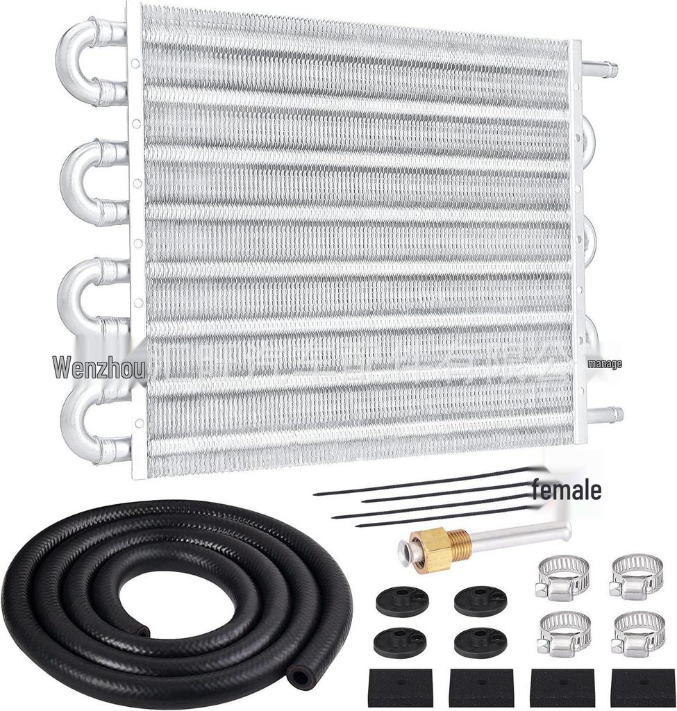 Universal Multi-Row Oil Cooler for Car Modifications (4, 6, or 8-row)