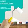 8 st Målarrollerset Mini Skum Målarrollerhylsor Målarpenselverktyg med Målartråg för Hem Vägg Tak Dekoration Reparation