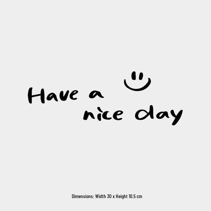 Happy Day Personalized Reflective Car Stickers for Rear Windshield or Doors