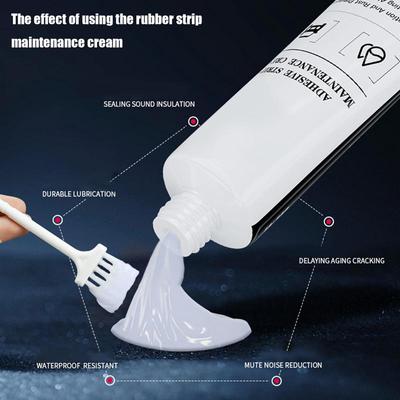 50g Car O-Ring Silicone Lubricant Automobile Rubber Strip Grease Silicone Lubricating Grease Vehicle Accessories