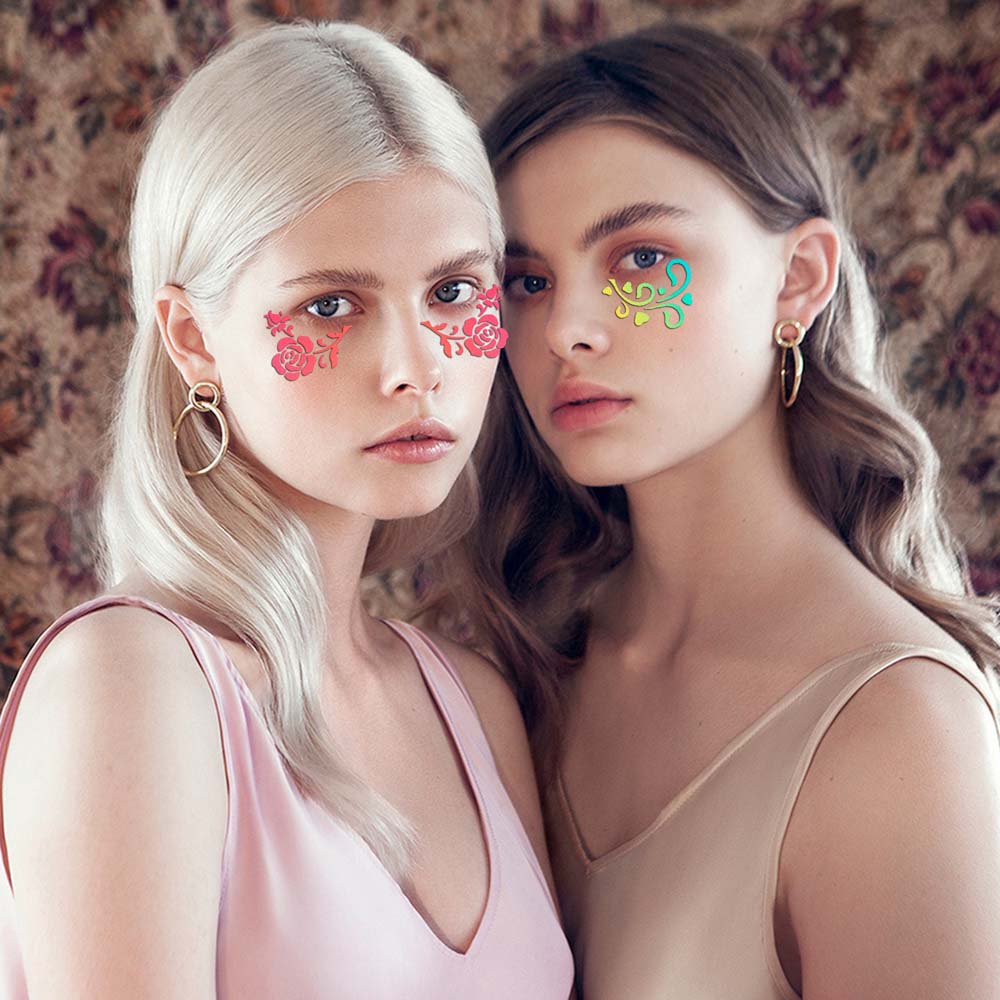 Hollowed Body Art Paint Stencils Reusable DIY Makeup Tools Face Paint Templates  Party