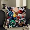 Superhero Anime O-One P-Punch Man Cushion Cover Decorative Pillow Sofa Home Decor Case Pillow Cases