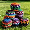 Hand Knitted Hacky Sacks Colorful Crochet Footbag Juggling Balls for Beginners Soft Stress Reliever