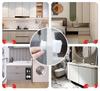 Child Safety Invisible Magnetic Lock for Cabinets & Drawers