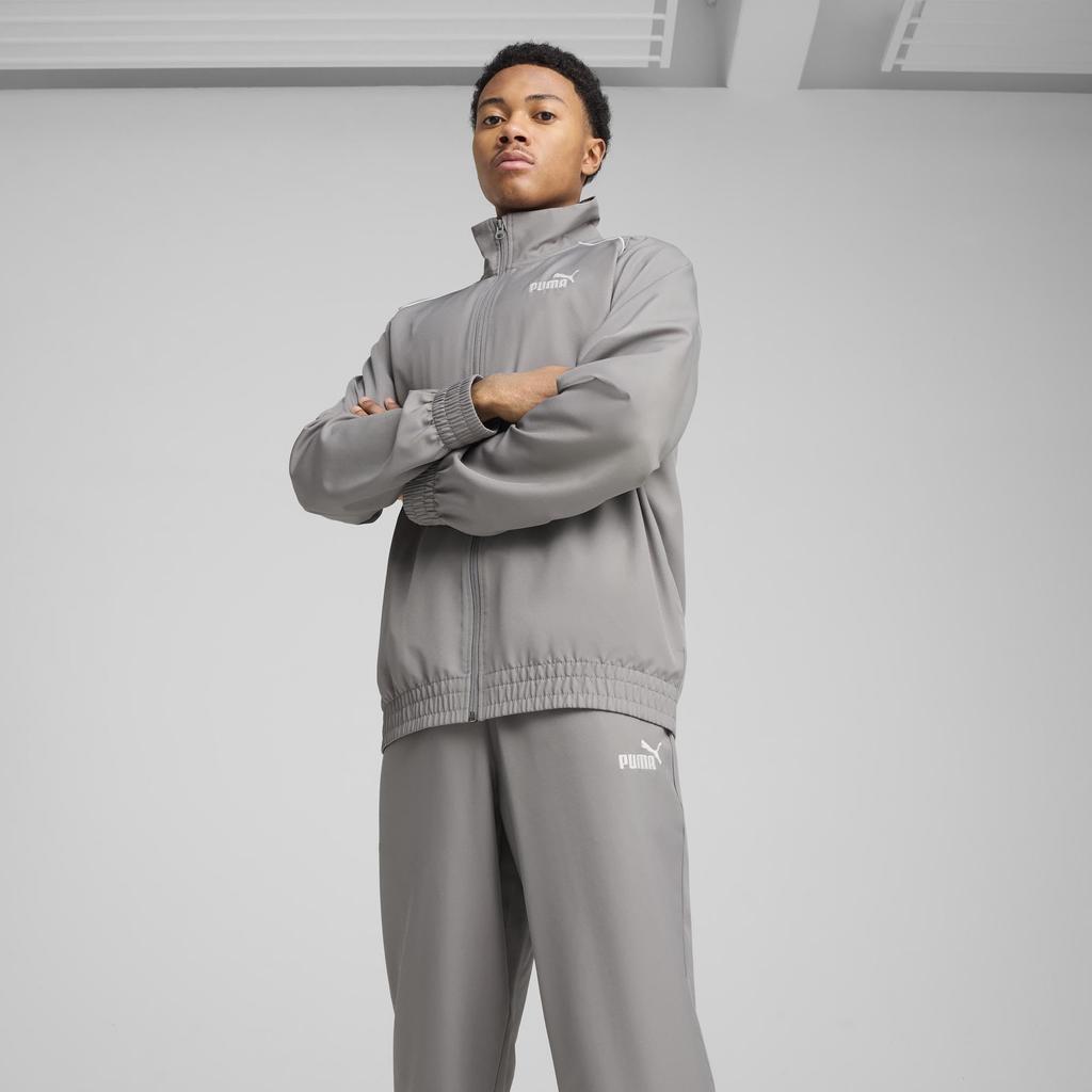 Casual Sports Top and Bottom Set Jersey Quick Dry Woven Piping Tracksuit 687643 25 Color Cast Iron L [PUMA] Men's Spring/Summer (79)