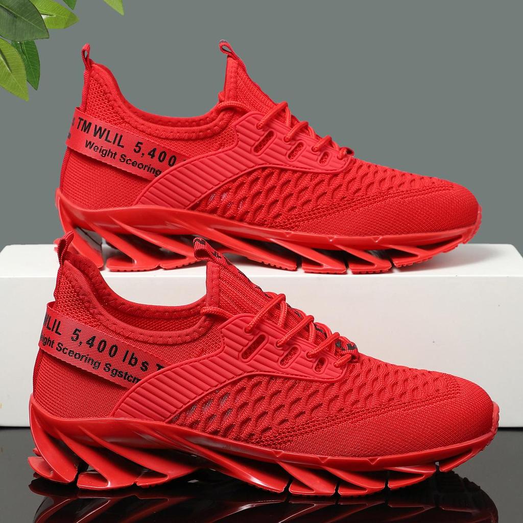 Zapatos Casuales de Moda para Hombre Otoño 2025 Transpirables Tejido Volador Estilo Blade