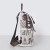 Dual-shoulder Bag, Embroidered Multi-purpose Backpack, Large Capacity, Lightweight Student Schoolbag