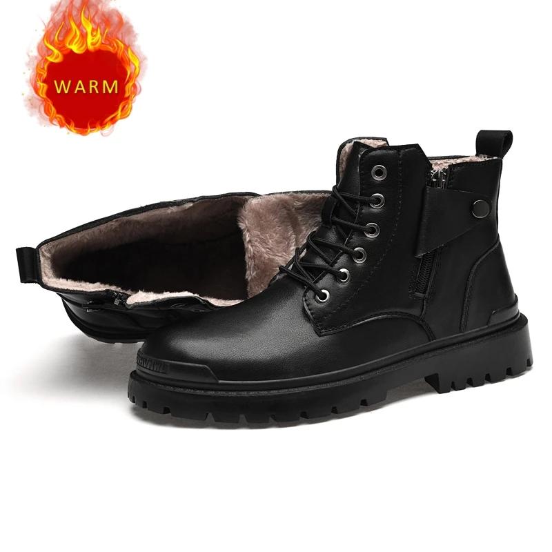NEW Luxury Brand Black Men's Chelsea Boots Gothic Biker Boots Men's Casual Leather Outdoor Shoes Ankle Boots for Men MO-51382