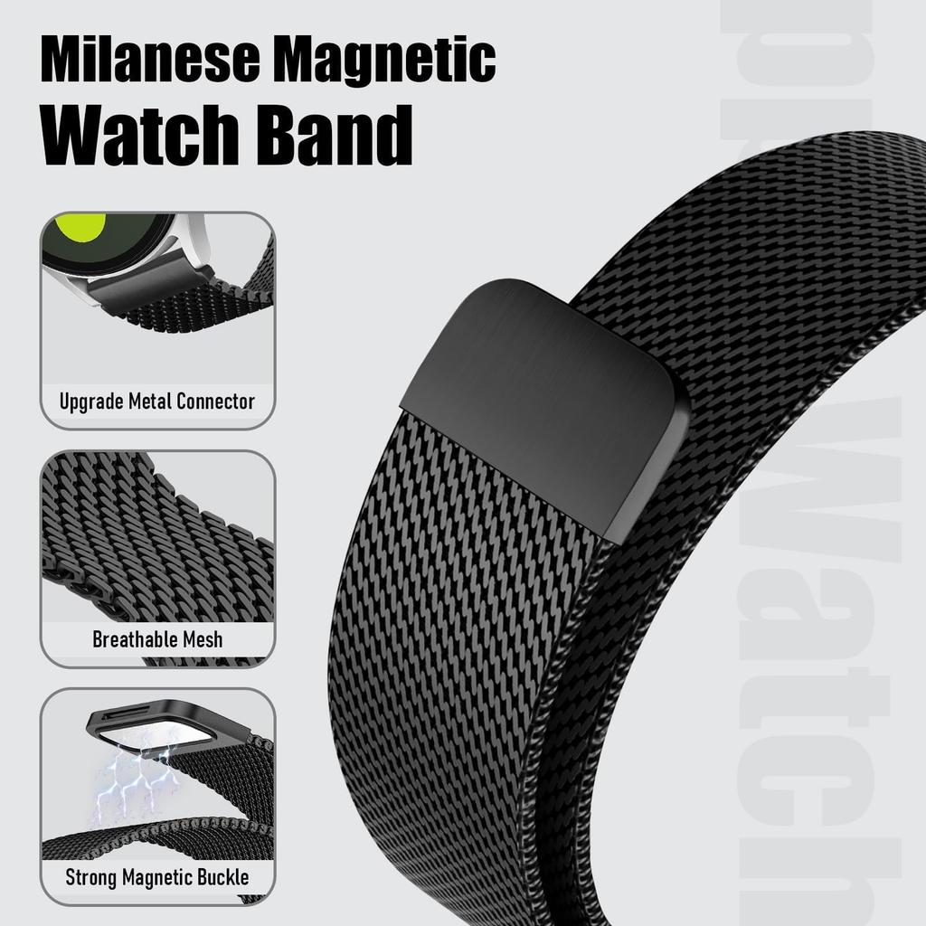 26mm 22mm Quick Fit Strap For Garmin Fenix 8 7 Pro 7S 6X 6 5Plus Venu 3 Tactix 7 Milanese loop bracelet correa Fenix 8 7X band