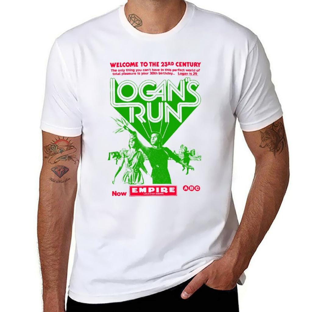 Logans Run Trade Ad Tshirt High Quality Durable Tshirt