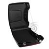 Harley Cruiser Motorcycle Rear and Side Storage Boxes - Black