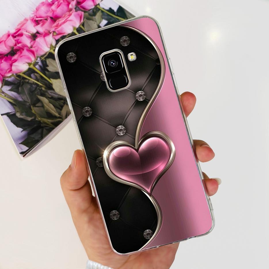 For Samsung Galaxy A8 2018 Case SM-A530F New Fashion Painted Cover Soft Silicone Phone Case For Samsung A8 Plus A8+ A730F Bumper