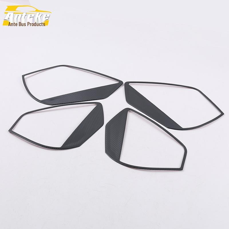18 Qin PRO Door Speaker Bright Ring Cover - Stainless Steel Trim