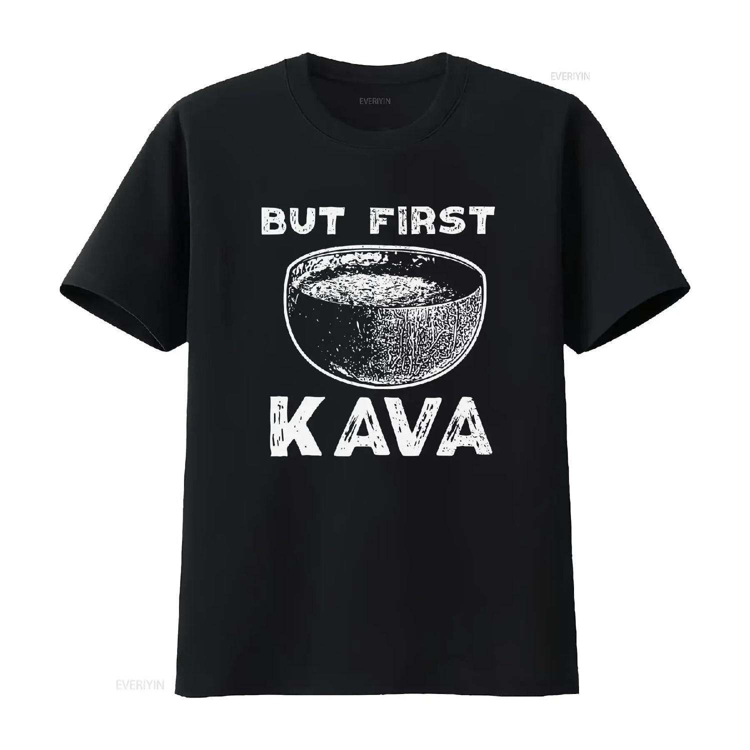 

Kava T Shirt Lover Tea Drinker Bar vintage Washed Breathable Unisex Versatile Casual Slightly Stretched graphic Comfortable XXXXXL