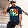 Funny Break Dancing B Poses Retro Vintage Hip Hop T Shirts Unisex Streetwear Tee Shirt Short Sleeve Unisex Loose Clothing  New