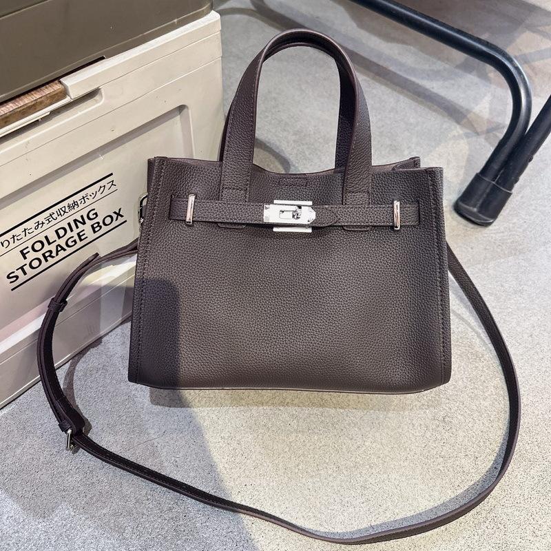 The First Layer of Cowhide Modified Casual  Tote Bag (S12-52764)