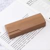 Business Fashion Myopic Eyeglasses Case Leather Square Case Eyeglasses Case Skin Personality Eyeglasses Case
