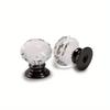 5pcs Crystal Acrylic Round Handles Drawer Handles Furniture Hardware Cabinet Door Handles