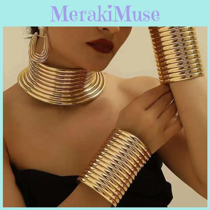 Style Jewelry African Set With Alloy Pendant Earrings Bracelets For Men Women Casual