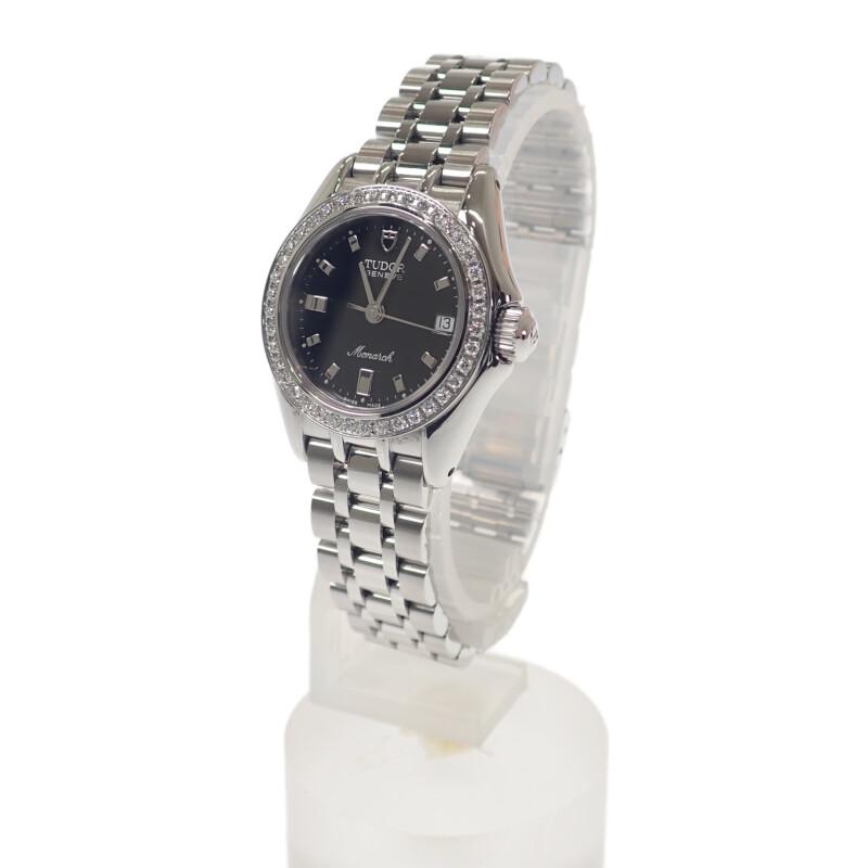 TUDOR  15810 Watches Stainless Steel Women blackDial